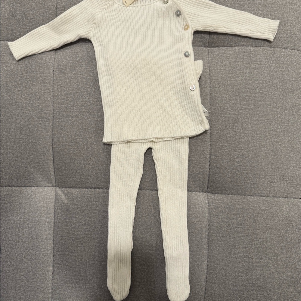 Cozy Cream Kids Matching Set
